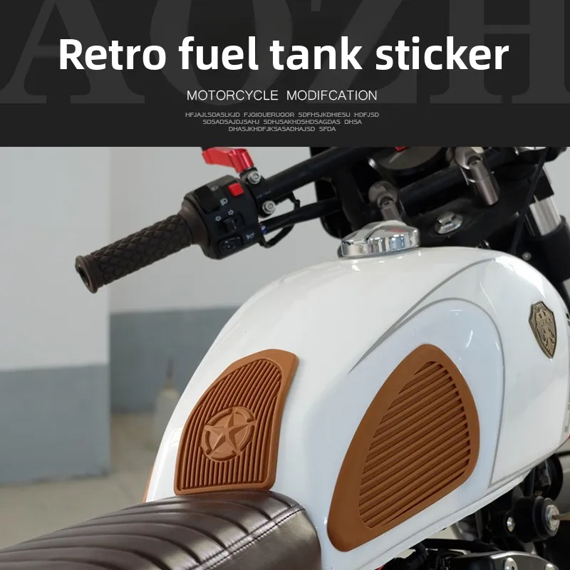 

Motorcycle Fuel Tank Decal Suitable for Cafe CG/GN125 Tianjun Youxia Retro Fuel Tank Decal Bird Glue Decal