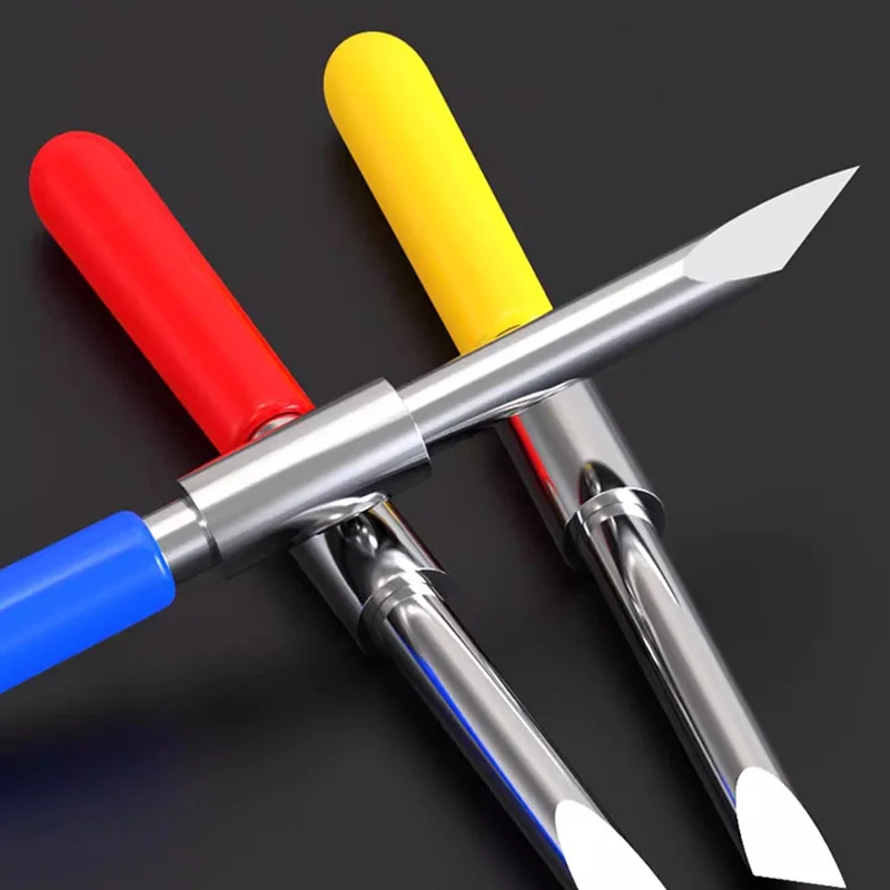 HUHAO 5PCS/lot Vinyl Cutter Blades Graphtec Plotter Cutter 30/45/60 Degree CB15U Blades Cutting Plotter Vinyl Cutter