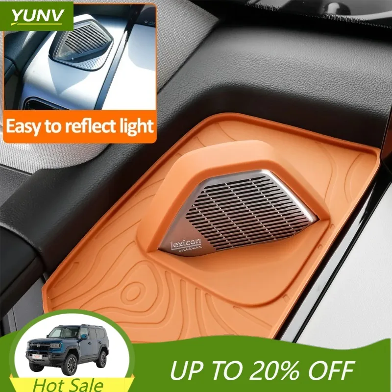 YUNV Protective Cover for Chery Jetour G700 2025-2026 Silicone Light Frame Trim Protector Exterior Lighting Accessories Instrume