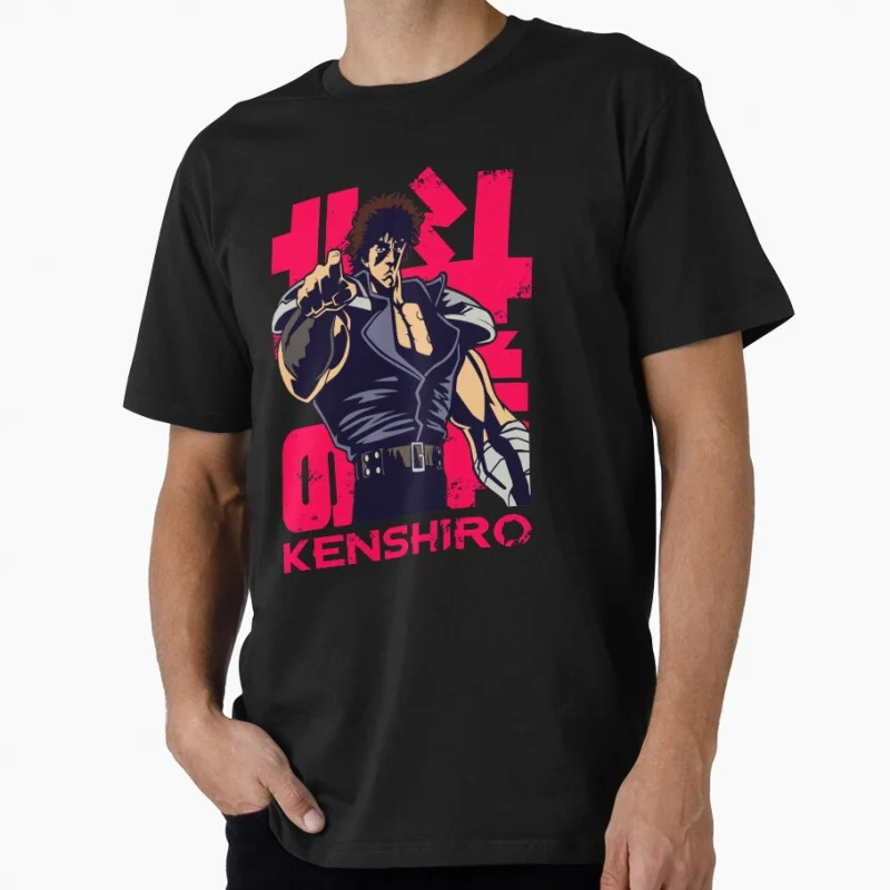 

166b Kenshiro Classic manga Fist of the North Star Retro Anime T shirt for men Large size Tops S-6XL 100% cotton printed Clothes