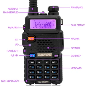 Baofeng Walkie Talkie UV 5R 5W 8W Dual Band Ham Radio in Two -Subject VHF UHF Radio FM Handheld Transceptor Hunting 16 km Hauptverkaufszubehör Radio Baofeng - №2