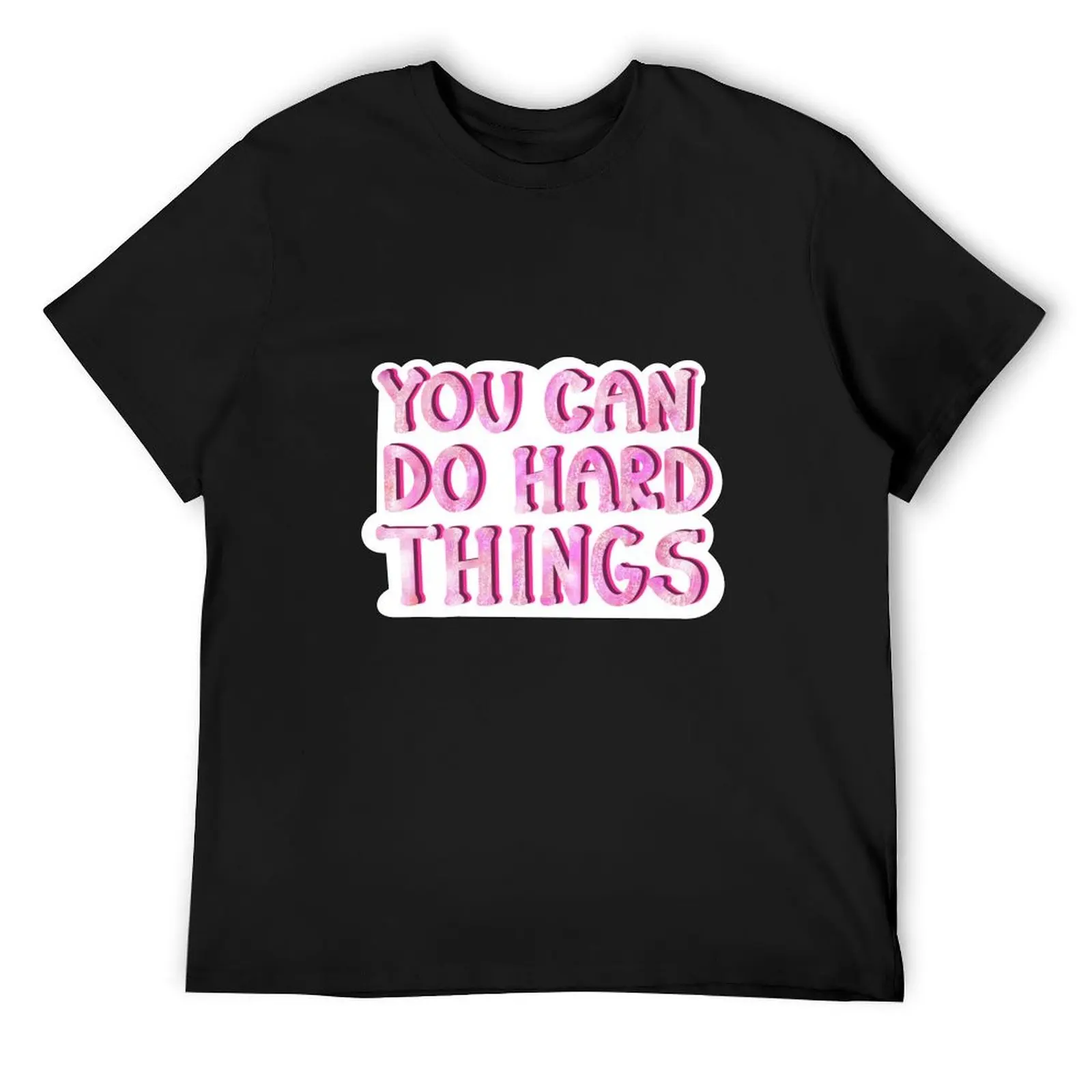

You Can Do Hard Things (Jwade) Sticker T-Shirt anime figures tees anime t shirts anime shirts men