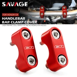 Handlebar Clamp Covers For HONDA CR 80R 85R CR500 250 125 CRM CR85R CR250R Motorcycle Accessories Bar Mount Riser Clamping Cap