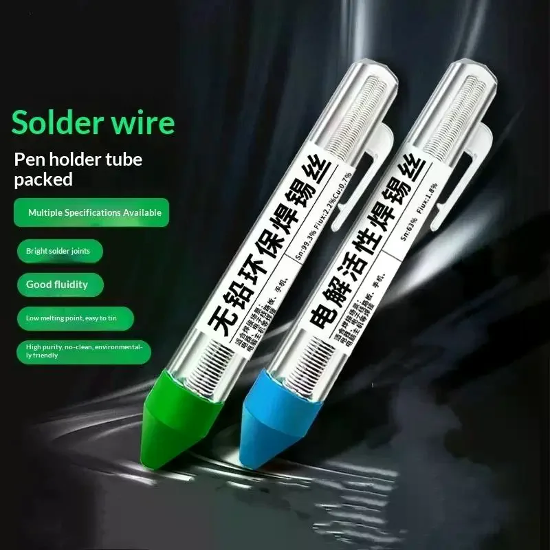 1Pcs Pen Tube Packed Lead Free Solder Wire High Purity Low Melting Point Tin Solder Wire For Electronic Circuit Board Welding