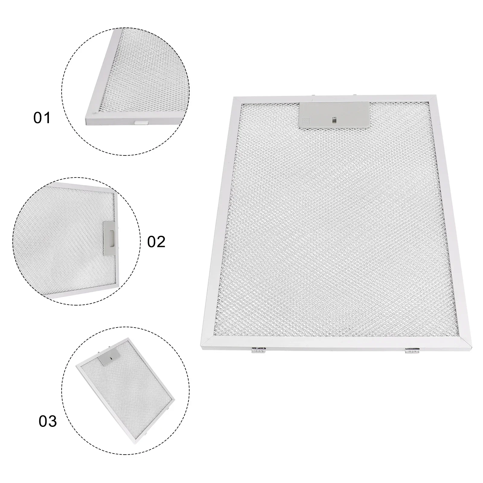 

5 Layers Of Aluminized Grease Hood Filters Filter Office Extractor Vent Hood Filter Stainless Steel Vent Filter