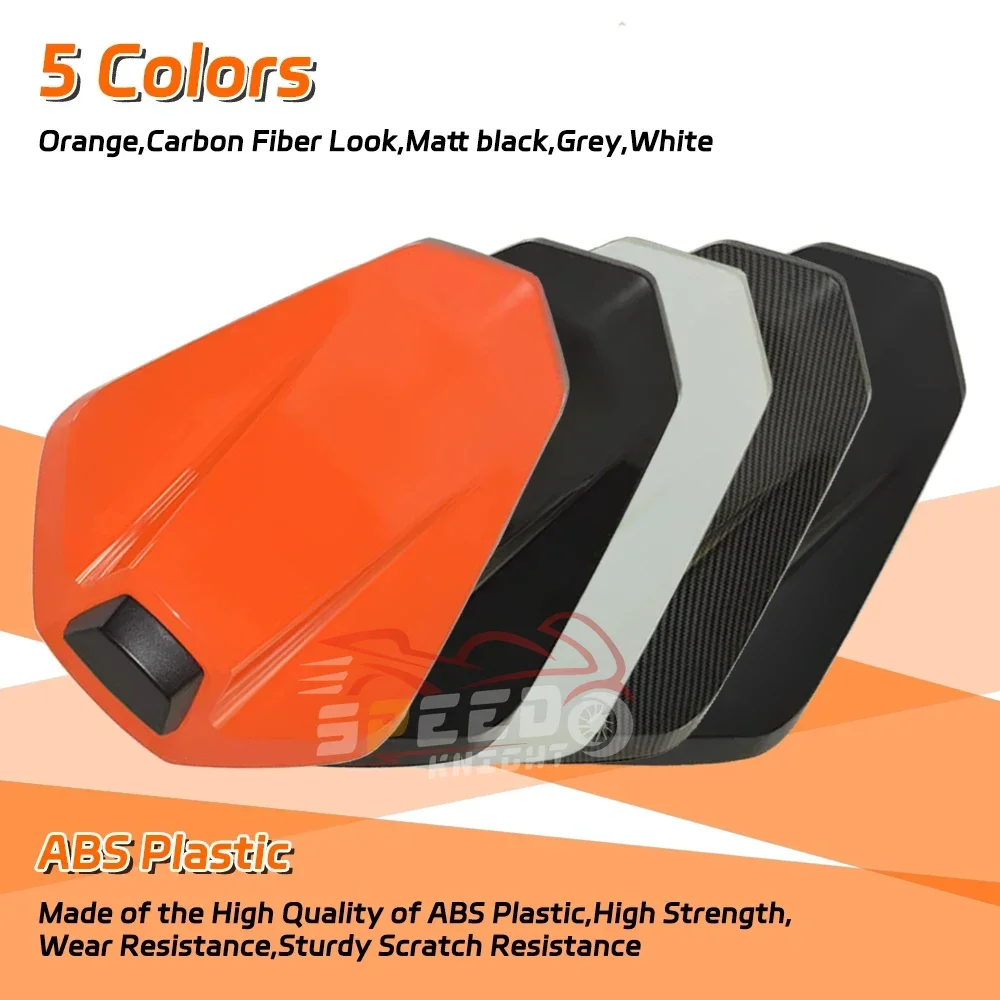 Motorcycle Rear Pad Pillion Passenger Seat Cover Fairing For KTM 390 125 200 250 Duke 2017 2018 2019 2020 2021 2022 2023