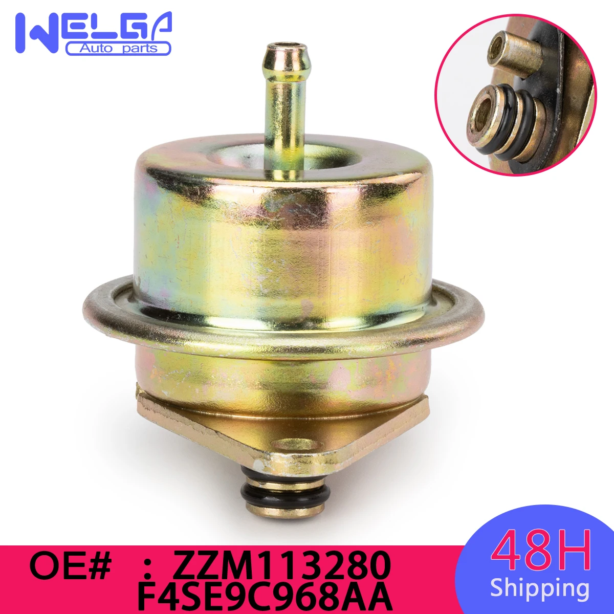 

Fuel Pressure Regulator Regulating Valve F4SE9C968AA PR4007 For Ford For Mustang For Lincoln Continental Mark VIII 94-99