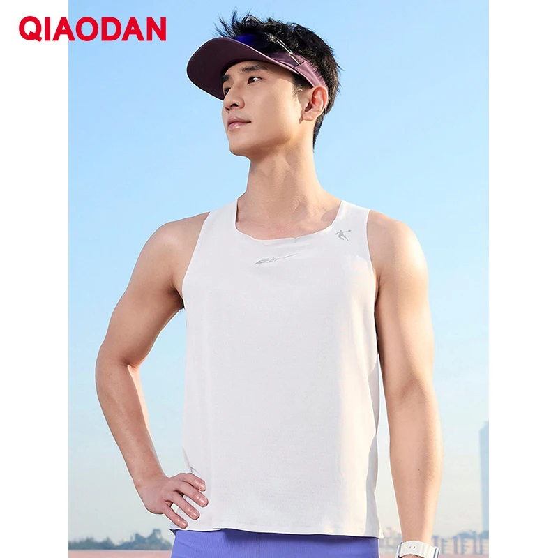 QIAODAN Feiying PB6 Men Running Tank Tops 2026 Summer New Moisture Wicking Sport Vest GYM Workout