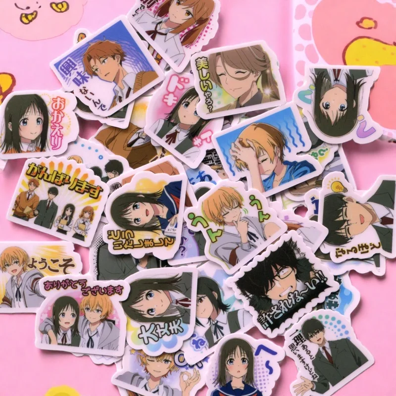 40PCS Hana wa Saku, Shura no Gotoku 3CM DIY STICKER