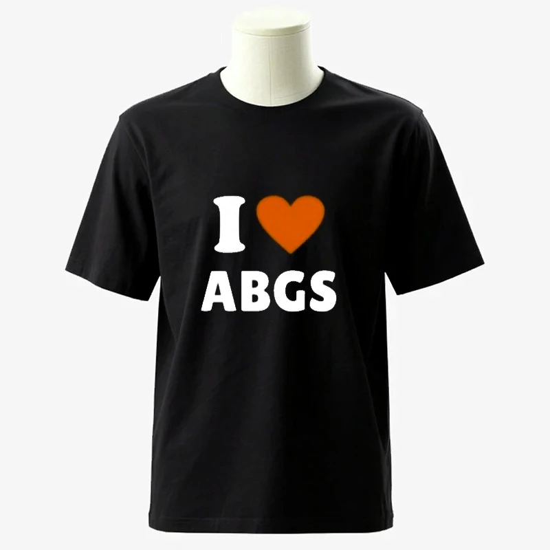 Funny Meme Tops I Love Heart ABGs Funny Oddly Specific Joke T-Shirt Trendy Gift Viral Prank Tiktok Twitter Women's Cheap Clothes