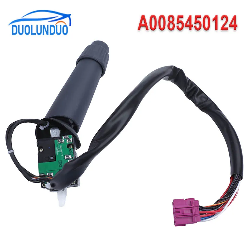 New DUOLUNDUO Hight Quality Wiper Switch A0085450124 Car Accessories For Mercedes Benz Truck Atego Vario 0085450124