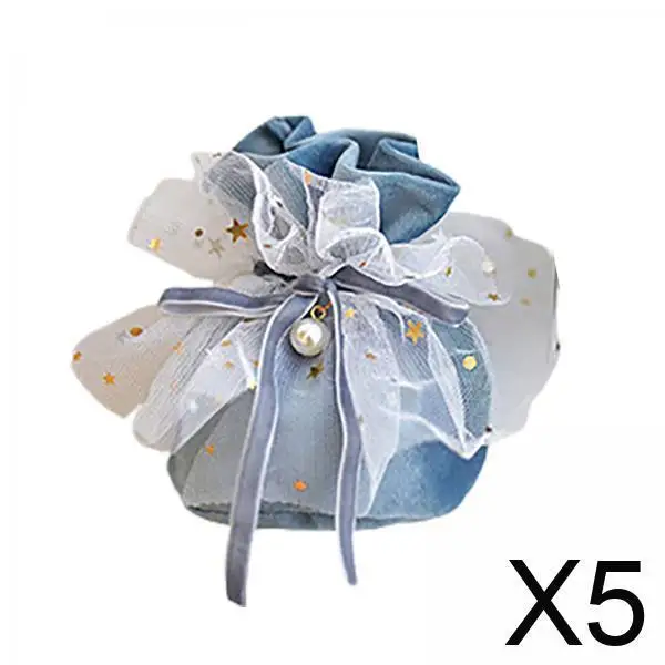 

Бархатный мешочек на шнурке, маленькая сумка для конфет, свадебная подарочная сумка для хранения ювелирных изделий для подружки невесты, вечеринка