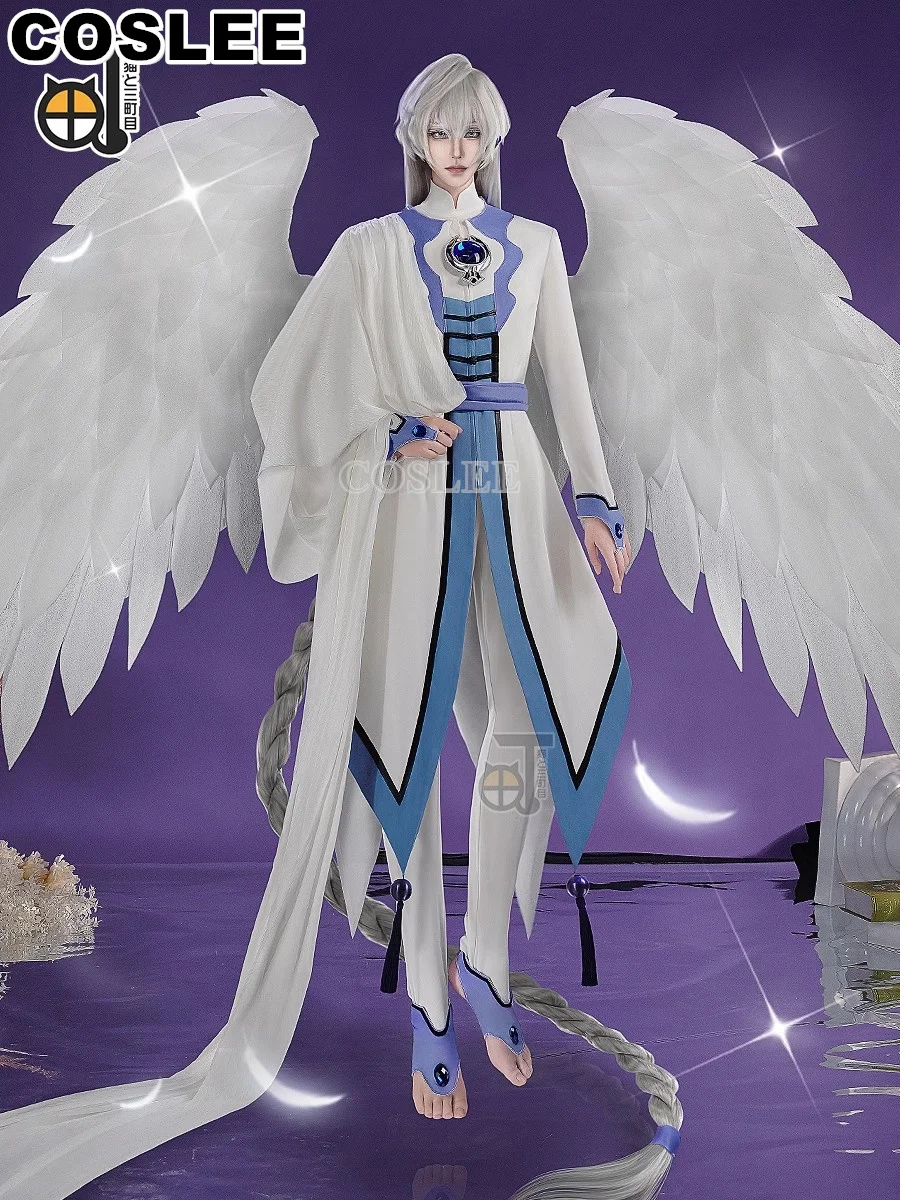 COSLEE Anime Cardcaptor Sakura Judge Moon Battle Party Handsome Uniform Cosplay Costume Halloween Carnival Men New