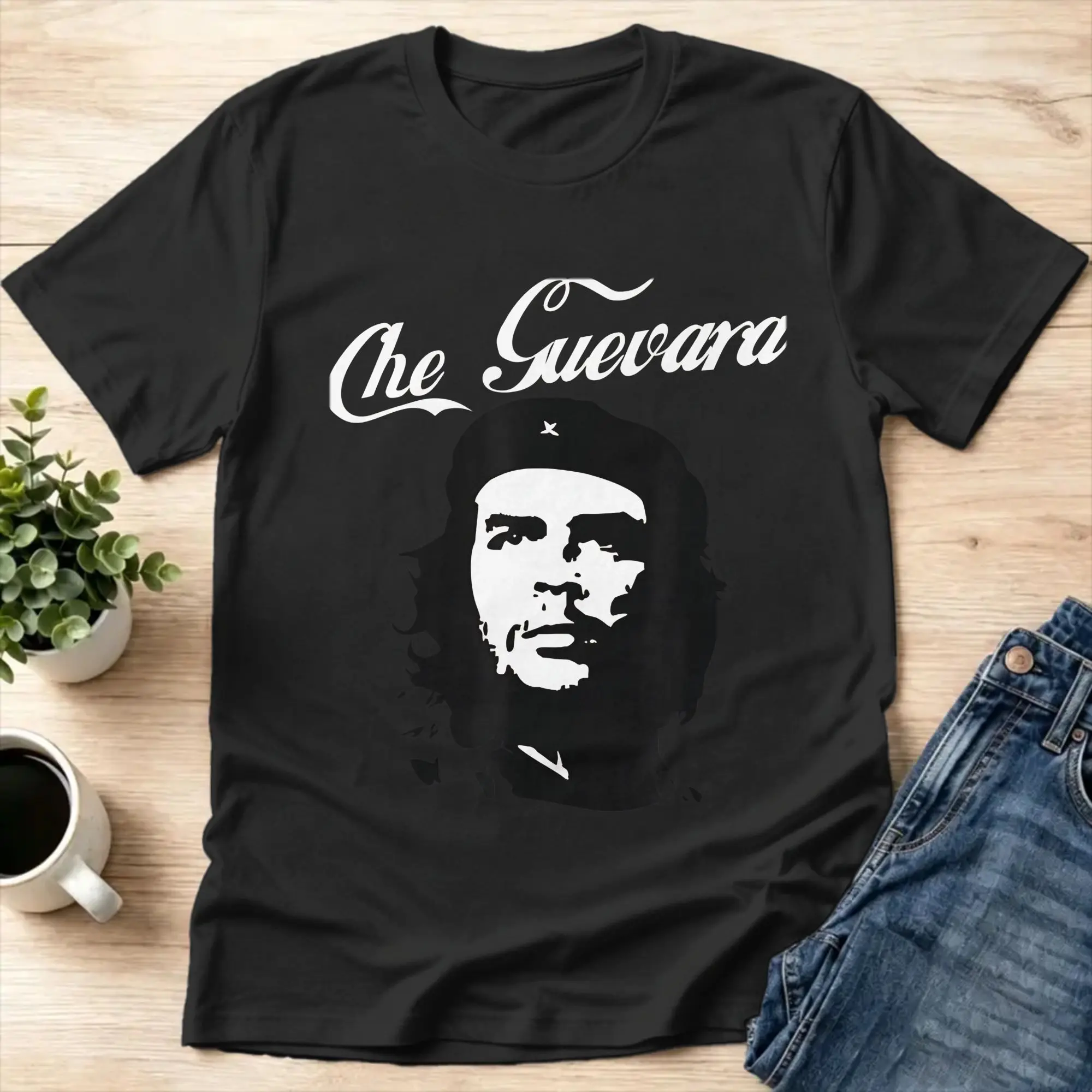 Creative Legendary Rebel Che Guevara T-Shirts Men Round Neck 100% Cotton T Shirt  Short Sleeve Tee Shirt New Arrival Tops