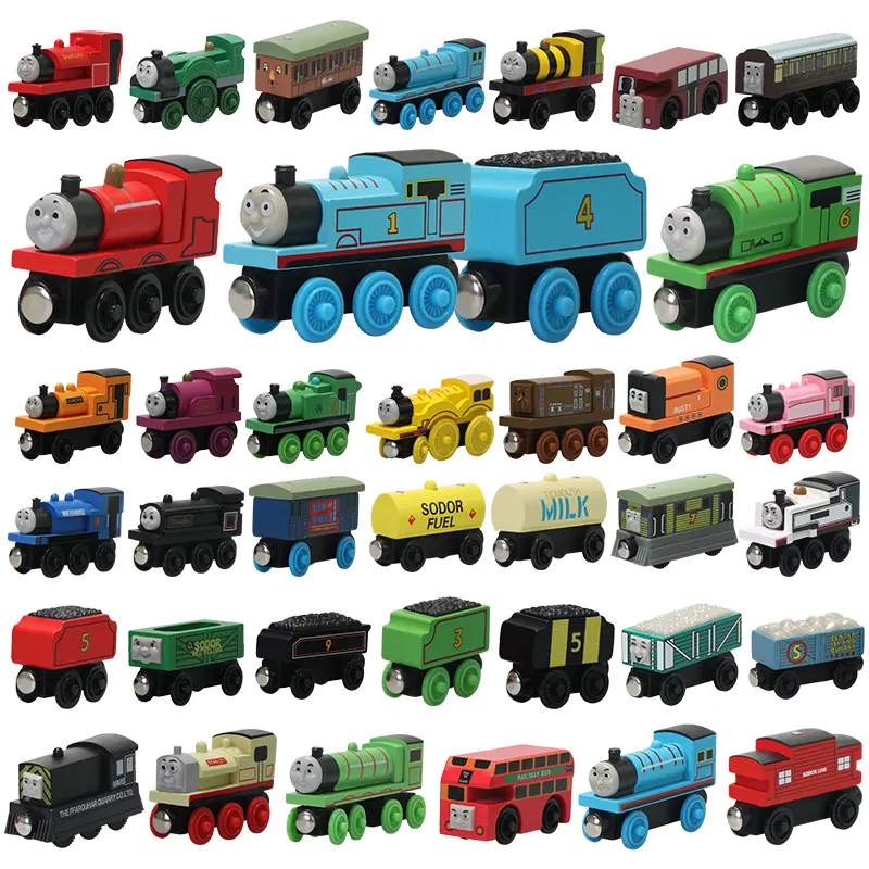 Thomas and Friends Mini Train Toys Molley Lady Oliver Handel Emily Rosie Wooden Train Model Pocket Toys Chrismas Gifts For Kids