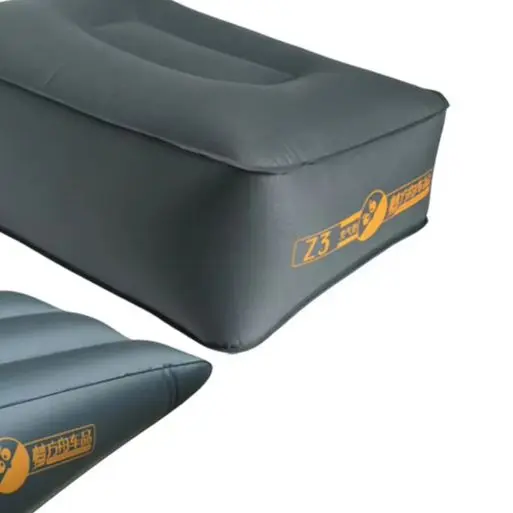 Car Travel Inflatable Mattress Front Slope Pad Inflated Stool Cushions Air Bed Grey PVC Portable Sleeping Cot For Most Cars SUV