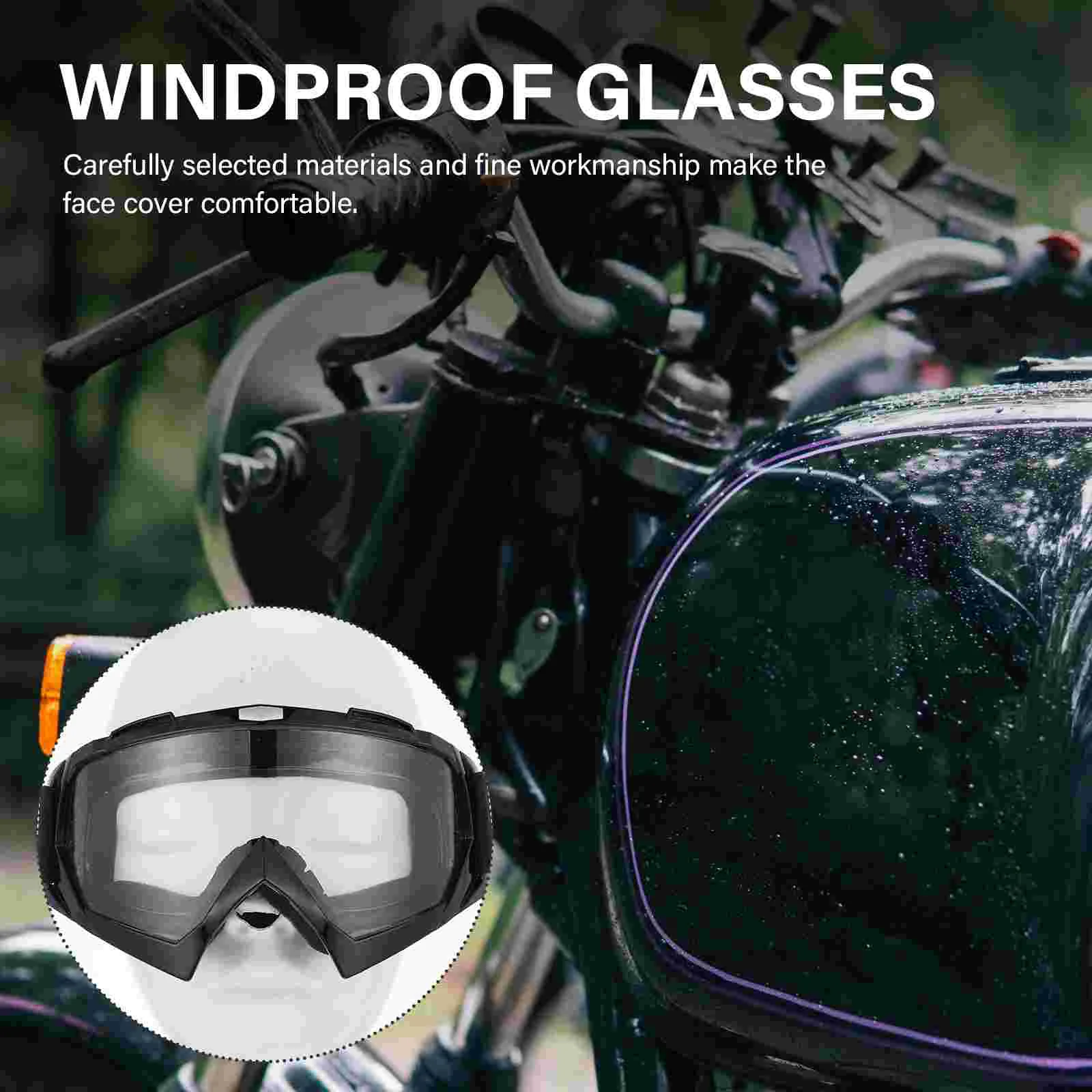 Windproof Glasses Pure Material TPU Cycling Goggles for Adults Men Women Sports Outdoor Motorcycle Eyewear Cold Eye