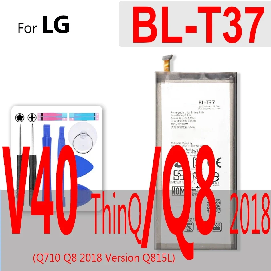 Battery For LG V10 V20 V30 V40 V50 G7 ThinQ G3 G4 G5 K7 K8 K10 K20 Plus Leon Tribute 2 5 Optimus LTE 3 L7 2 F3 F5 Google 2