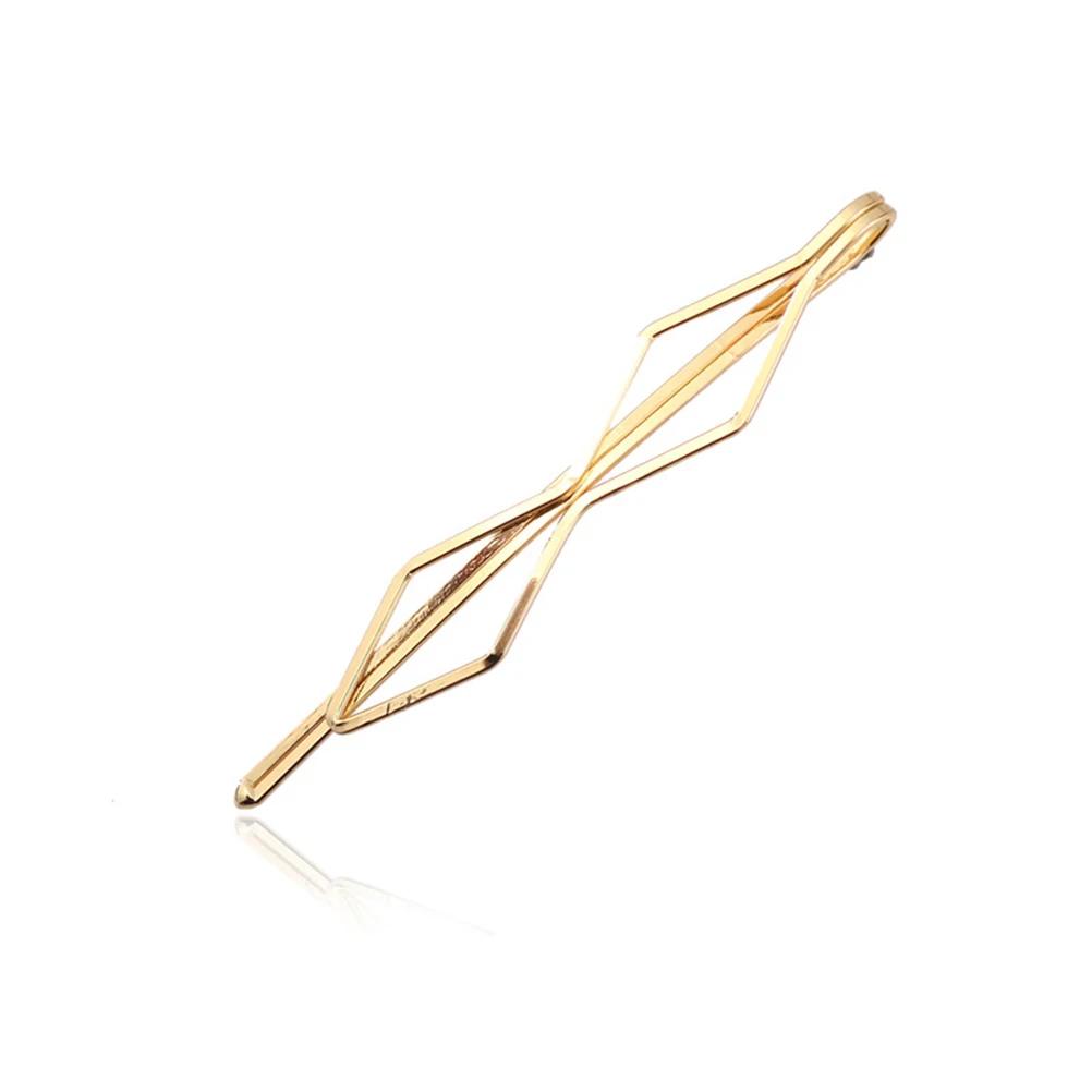 

6pcs Small Side Hair Clips Women Stylish Geometric Hairpin Accessories Bright Lovely Daily Use Party Wedding Gifts