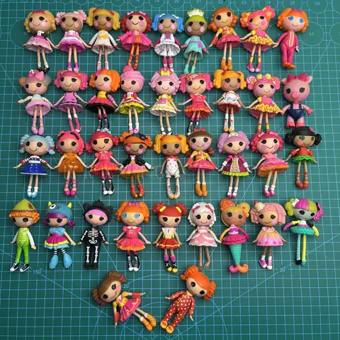 Original Flera Stilar 8-10cm Lalaloopsy Lilla Sister Flera Stilar Dockor PVC Flickors Julklappskollektion PVC-leksaker 8 best sales Lalaloopsy docka - №3