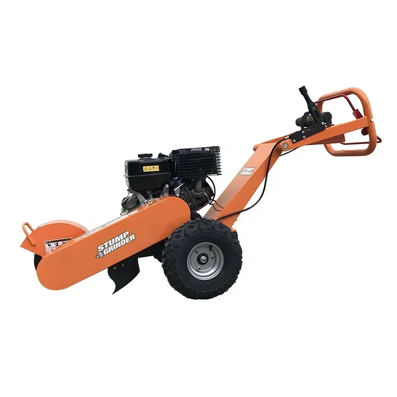 Most popular compact 8 super big teeth 15hp gasoline  powered stump grinder machine/stump grinder for sale