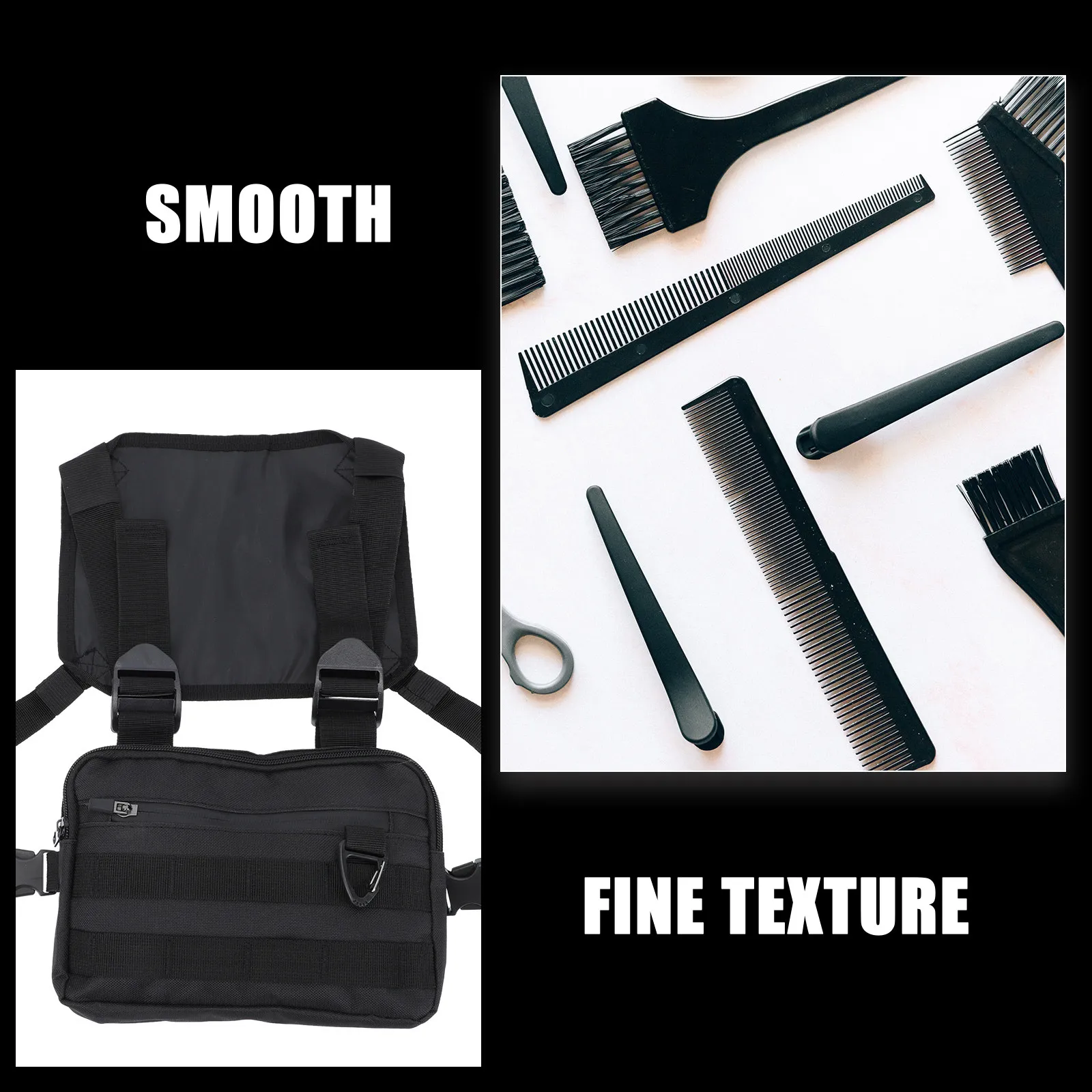

1Pcs Stylish Barber Waist Bag Premium Hairdressing Tool Storage Bag for Scissors Combs Brushes Big Capacity Portable Salon