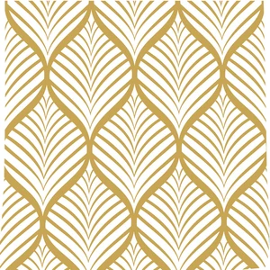 Geometrische Tapete mit goldenen Blättern, Muschel und Stick, Boho, Kontakt, Selbstadhäsion, Bad, Heimdekoration 8 Hauptverkäufe Wallpaper Goldtextur - №4