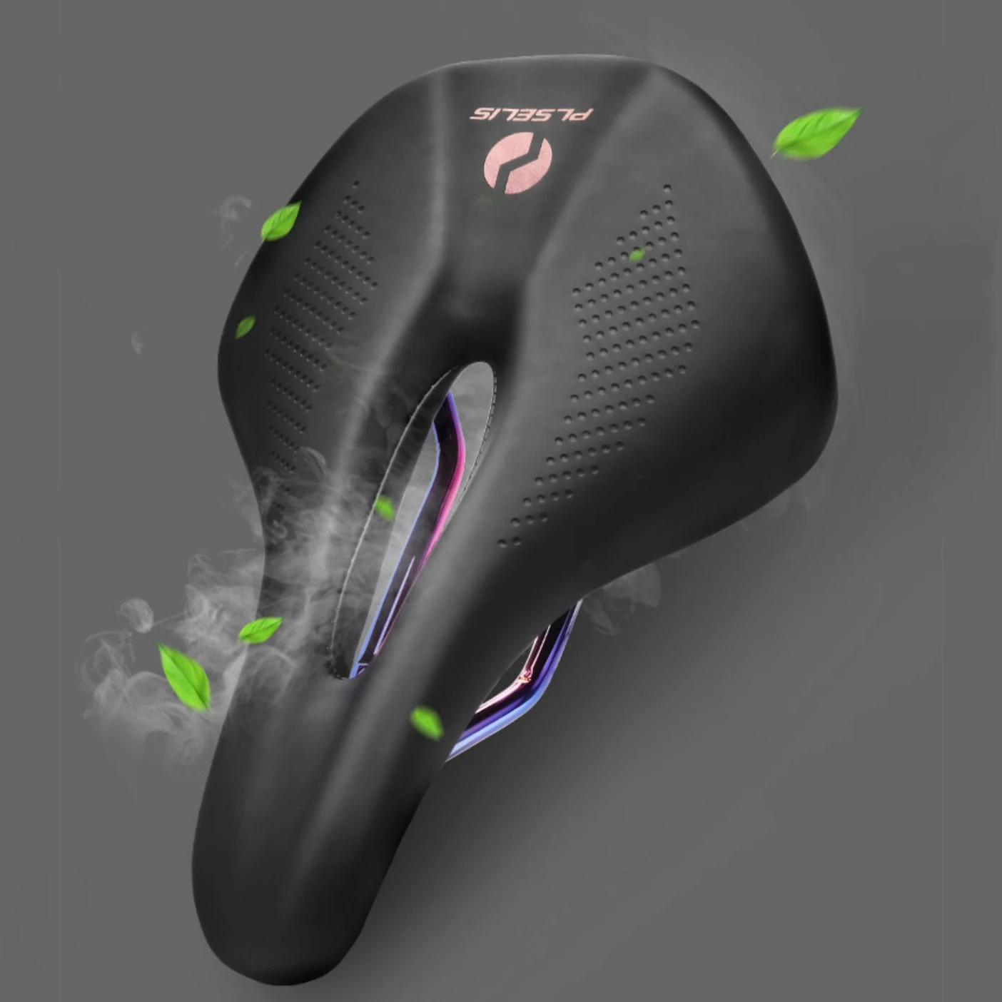 PLSELIS 컴포트 바이크 새들, Pu 가죽, 소프트 폼, Mtb 및 로드 사이클링용 로드 바이크 시트