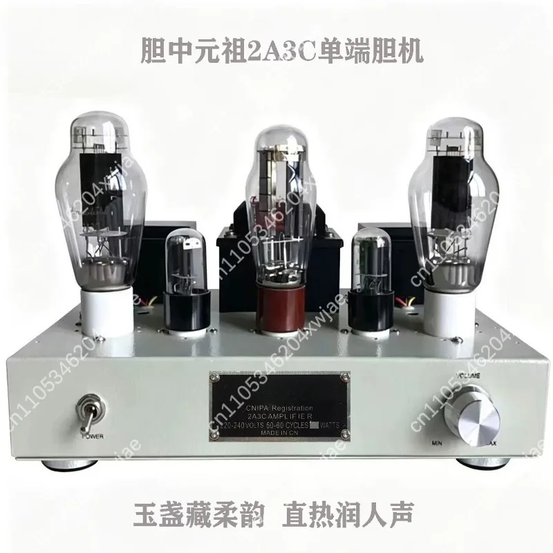 Handmade 2A3C Class A Single End Tube Amp AC Filament Point To Point Wired Finished Audio Amplifier