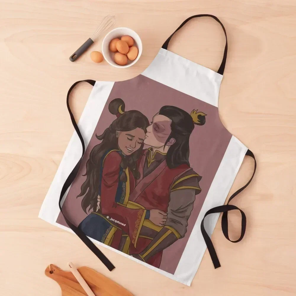 

Zutara Forehead Kiss redraw Apron For Nail Stylist Chef Accessories Men kitchen Children'S Apron