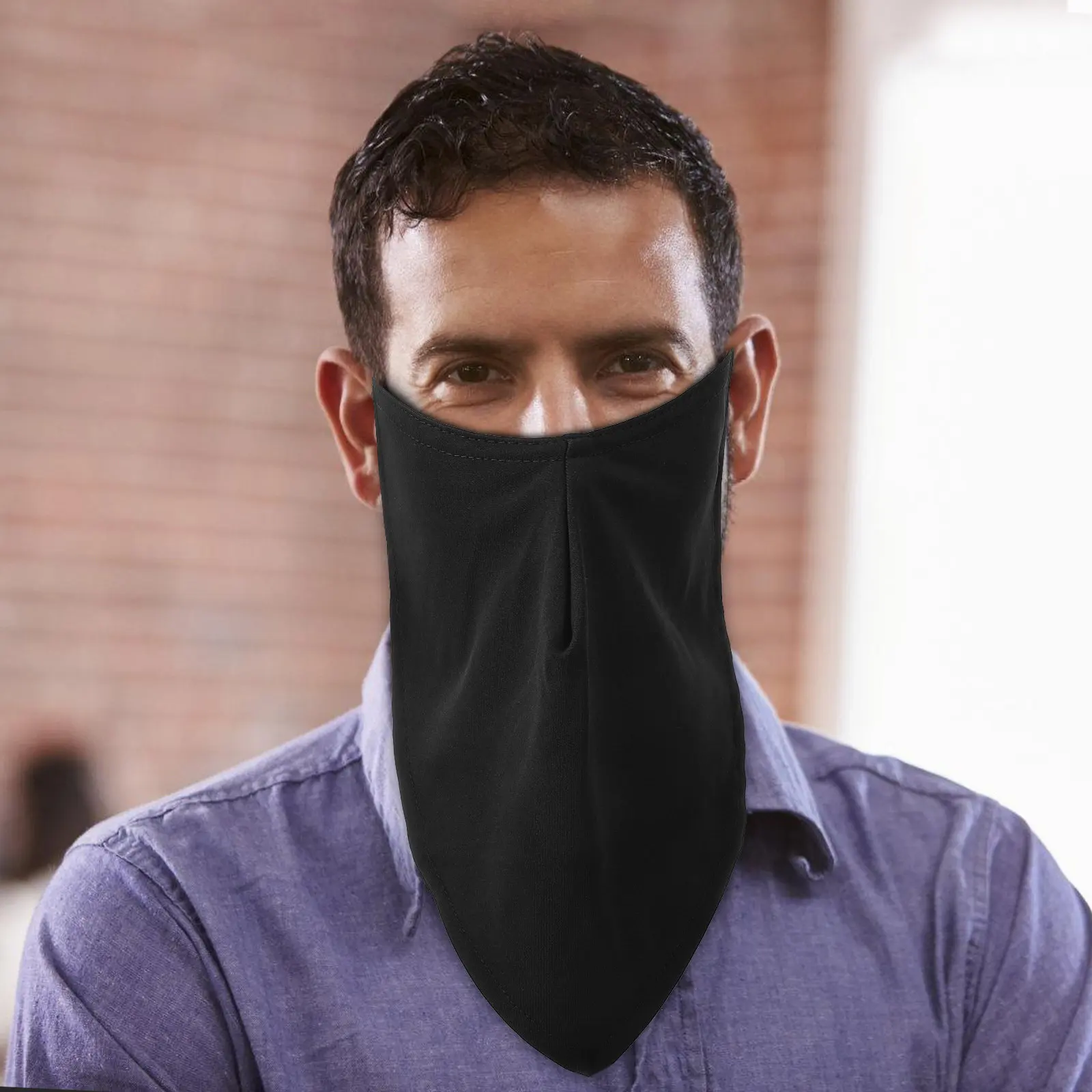 Men Beard Mask Breathable Soft Material Easy Clean Detachable Design Nose Mouth Protection Outdoor Windproof Stylish