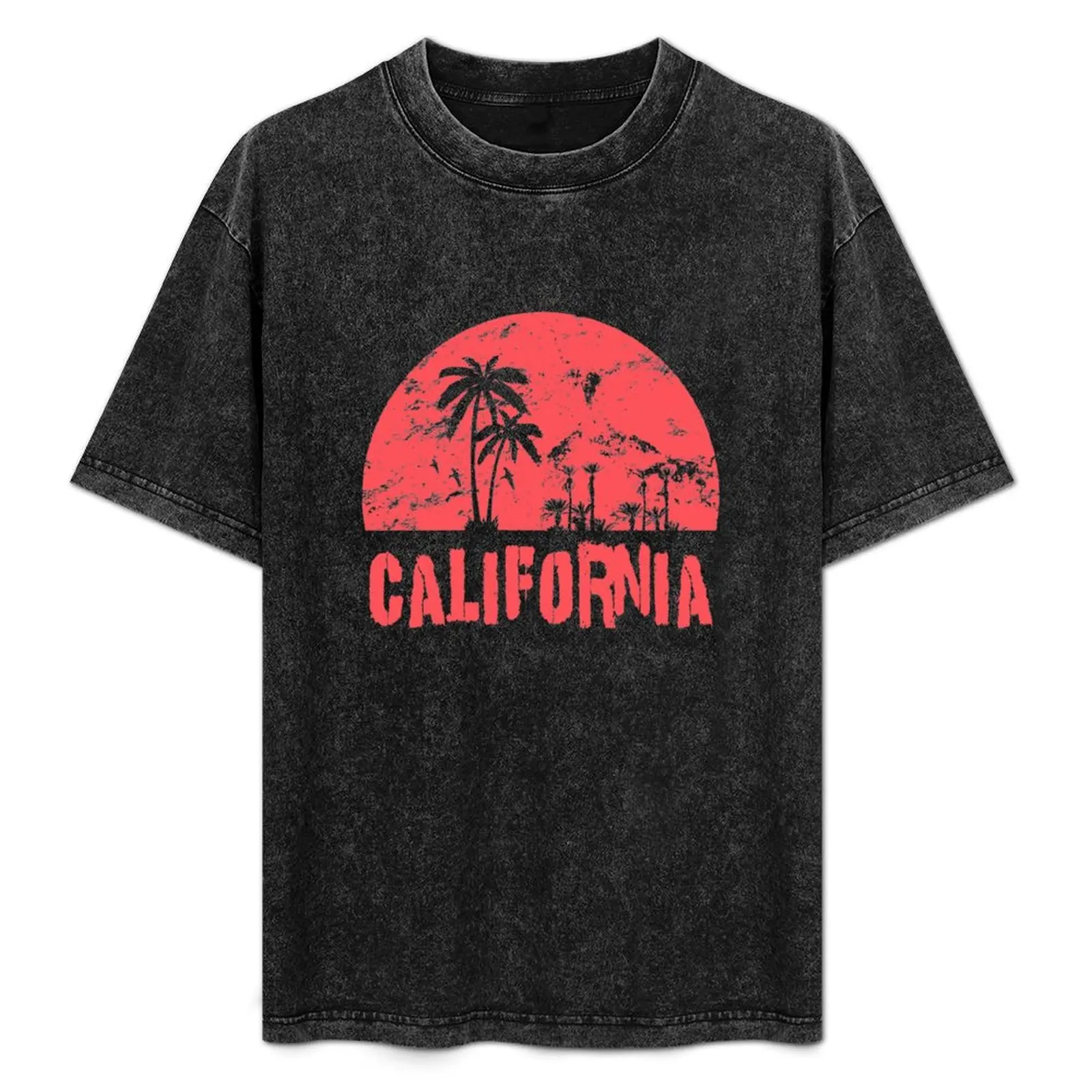 

California Sunset T-Shirt Plus Size Lightweight Tee Shirt