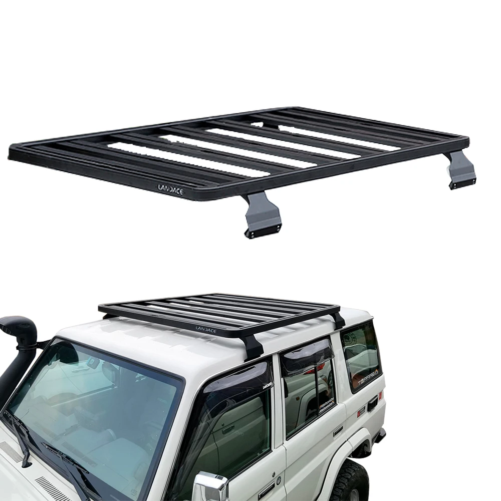 

4x4 Overland Professional Car Roof Racks Luggage Carrier Roof Mount Large Load Weight Capacity Land Cruiser 79 Roof Rack