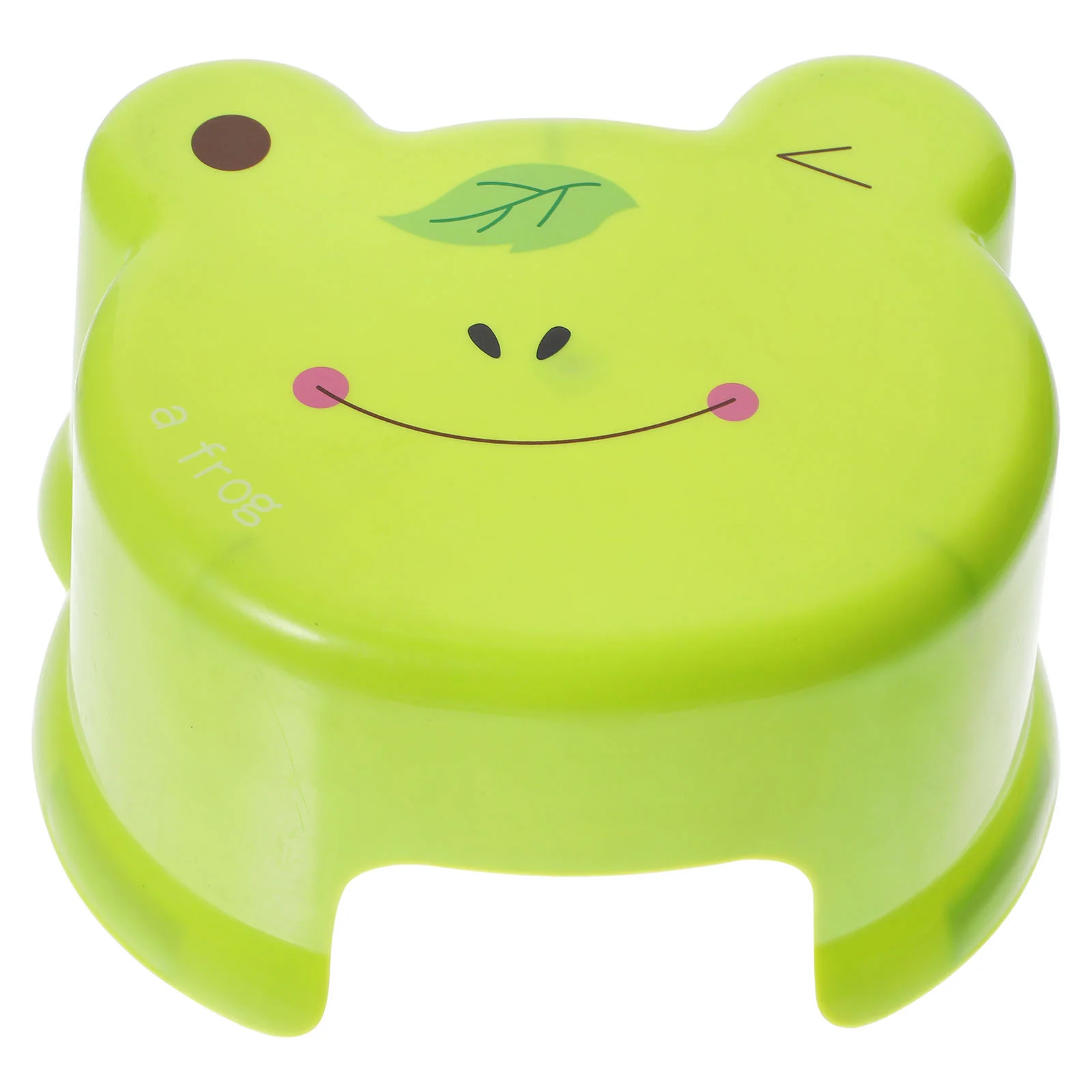 Cartoon Plastic Stool Kids Step Outdoor Round Bedside Portable for Girls Foot Short Stools Sit Small Child