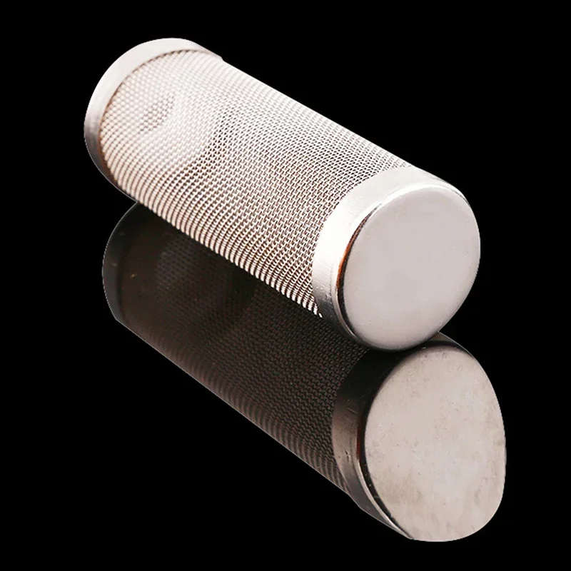 Aquarium Fish Tank Filter Water Inlet Protection Sleeve Filter Mesh Sleeve Stainless Steel Mesh Cover Shrimp Net