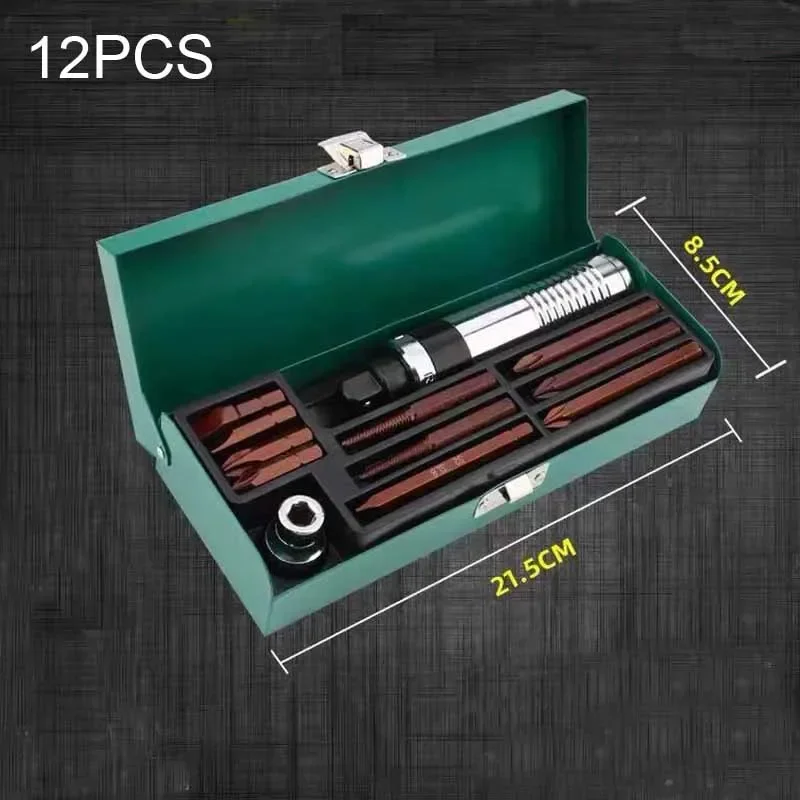 12 PCS/16 PCS ไขควงชุด 1/2 "Reversible DRIVER เจาะ Bits EXTRACTOR ชุดบ้านมือเครื่องมือโลหะ Storage Case