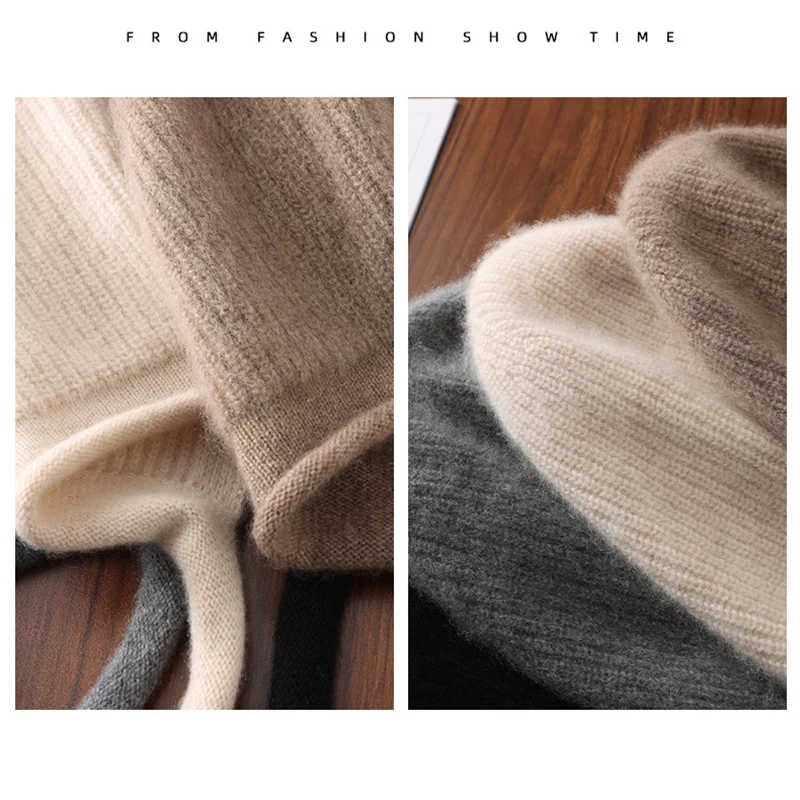 Adult warm Helmet Windproof Hat Ear Protection Winter Knit Beanies Solid Colors Wool Blend Cute Lovely Cap Beige Black Skullies