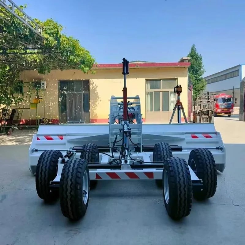 Land Leveling Machine 2.5m Telescoping to 4m Heavy-Duty Steel Satellite-Controlled Dual Laser Land Leveler Factory Price