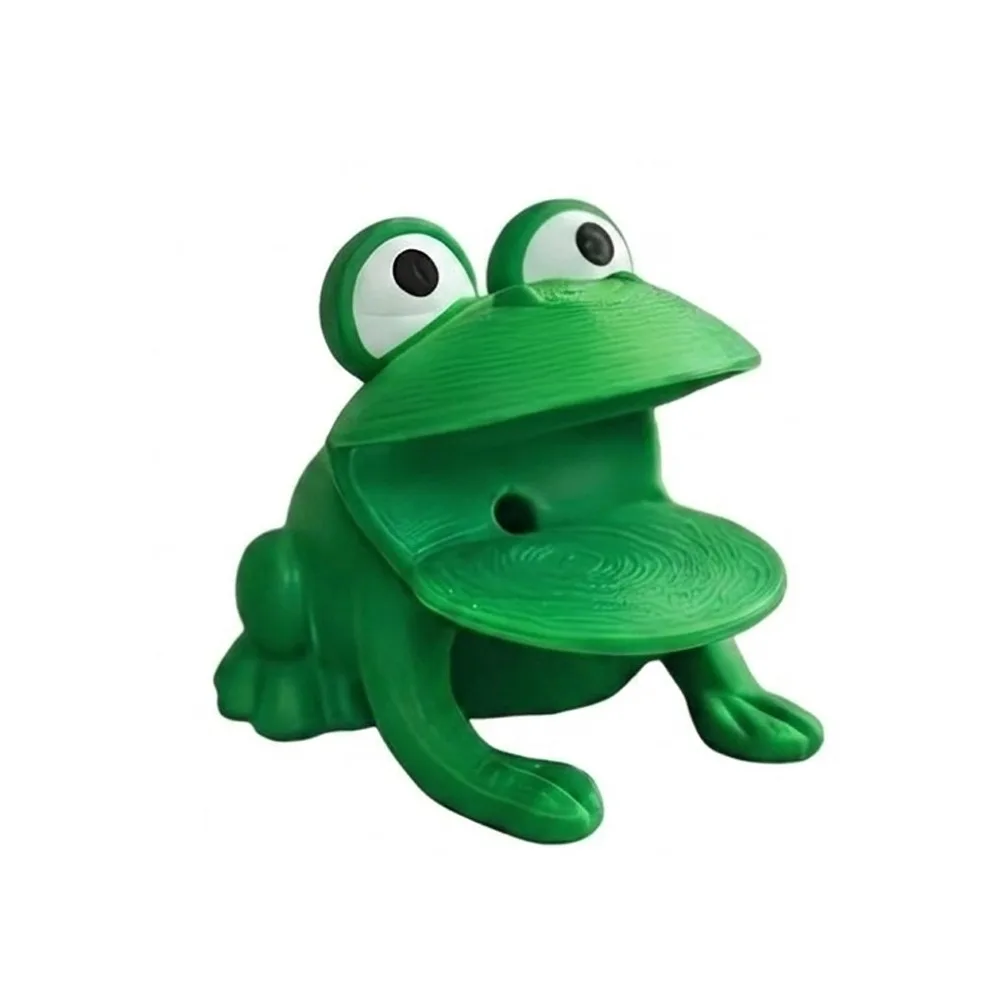 3D Printed Frog-Shaped Sponge Storage Rack Self-draining Big Mouth Frog Dish Cloth Drain Stand Plastic with Drain Hole