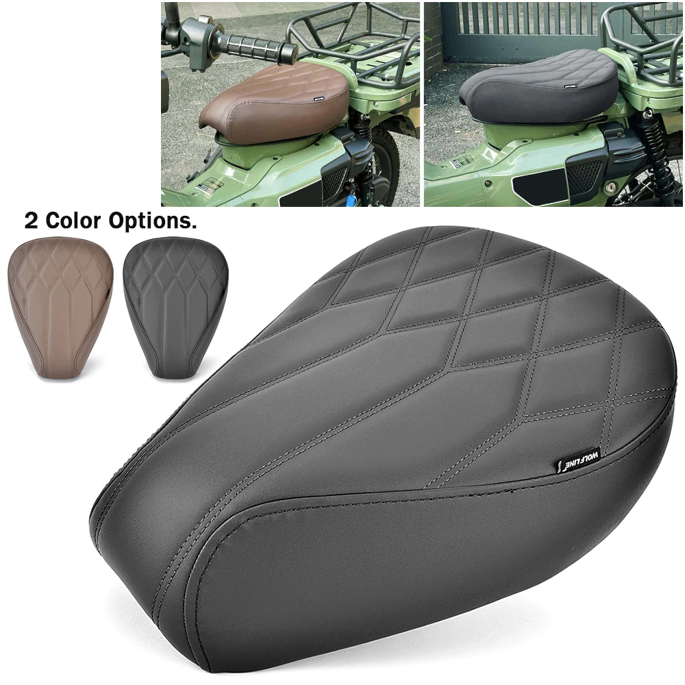 For Honda CT125 hunter Cub 125 2020-2023 Front Rider Solo Seat Cowl Cushion Pad Synthetic Leather Replace Part