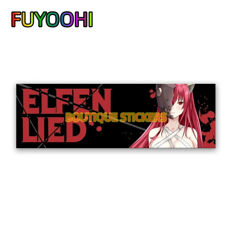 

FUYOOHI Boutique Stickers Elfen Lied Slap Anime Decal Surfboard Motorcycle Car Accessoires Car Sticker Trunk Windows Decals