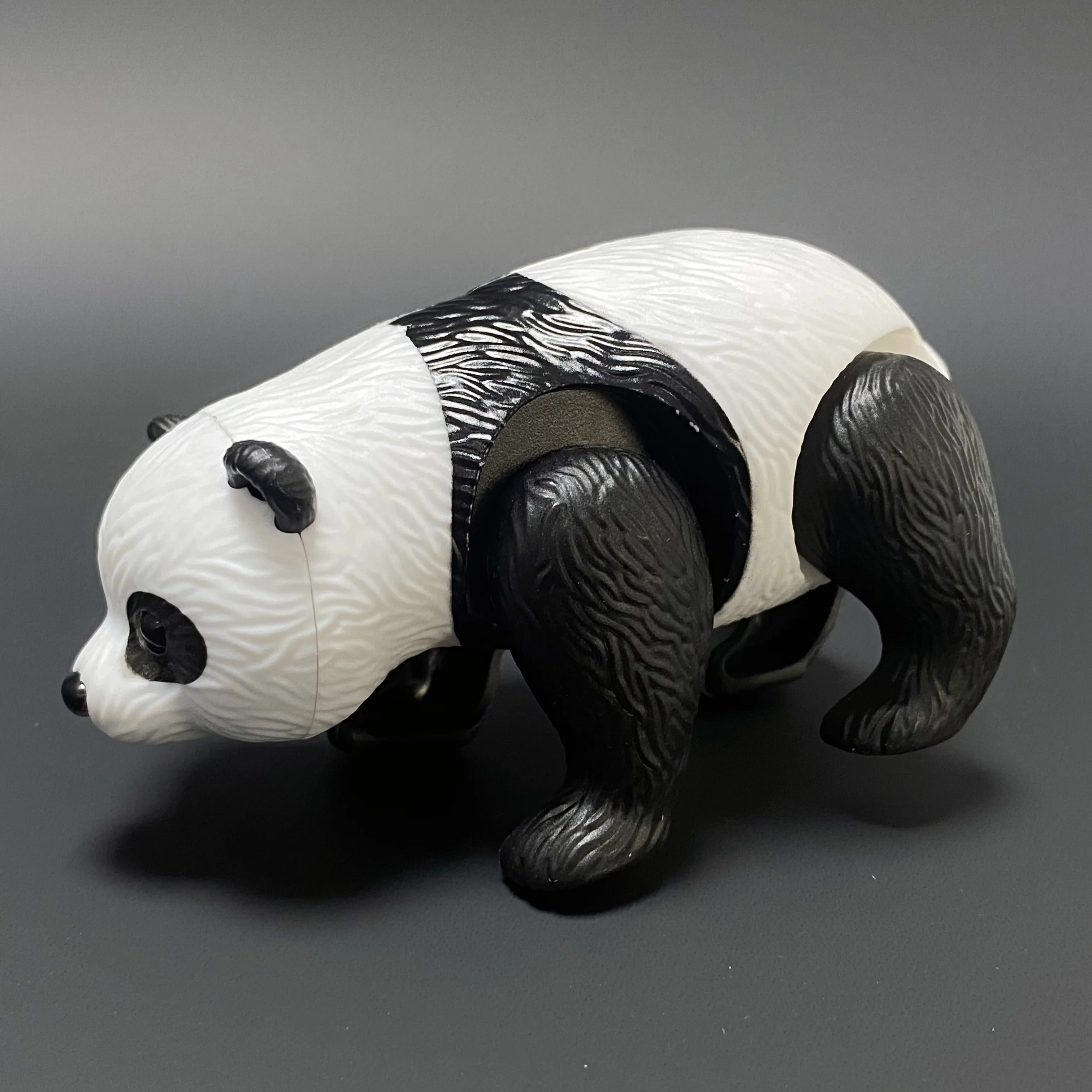 Jouet Panda créatif et lié à la chaîne, animal réaliste, modèle Panda à ressort, jouet rampant, adapté aux garçons et aux filles.
