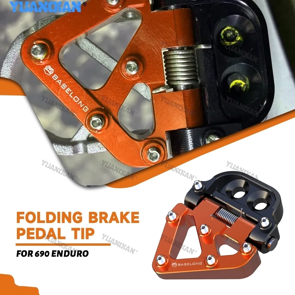 

Folding Rear Brake Pedal Step Tip Plate For 2017-2025 EXC 300 EXC 450 EXCF 350 SXF 450 XC300 XCF350 XCW SX 2004-2022 2023 2024