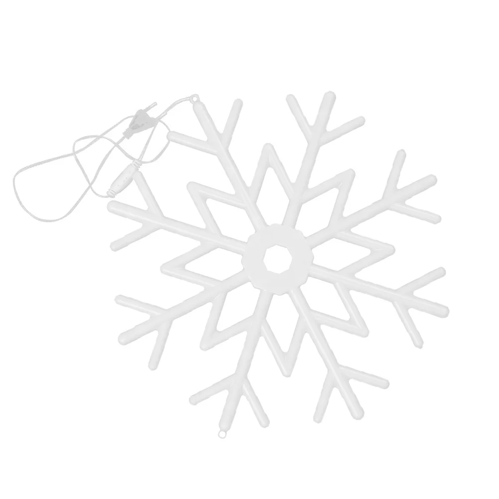 1 قطعة LED ندفة الثلج شكل مصباح خارجي مقاوم للماء عيد الميلاد عيد الميلاد مصباح للزينة لإضاءة حفلة مهرجان الحديقة