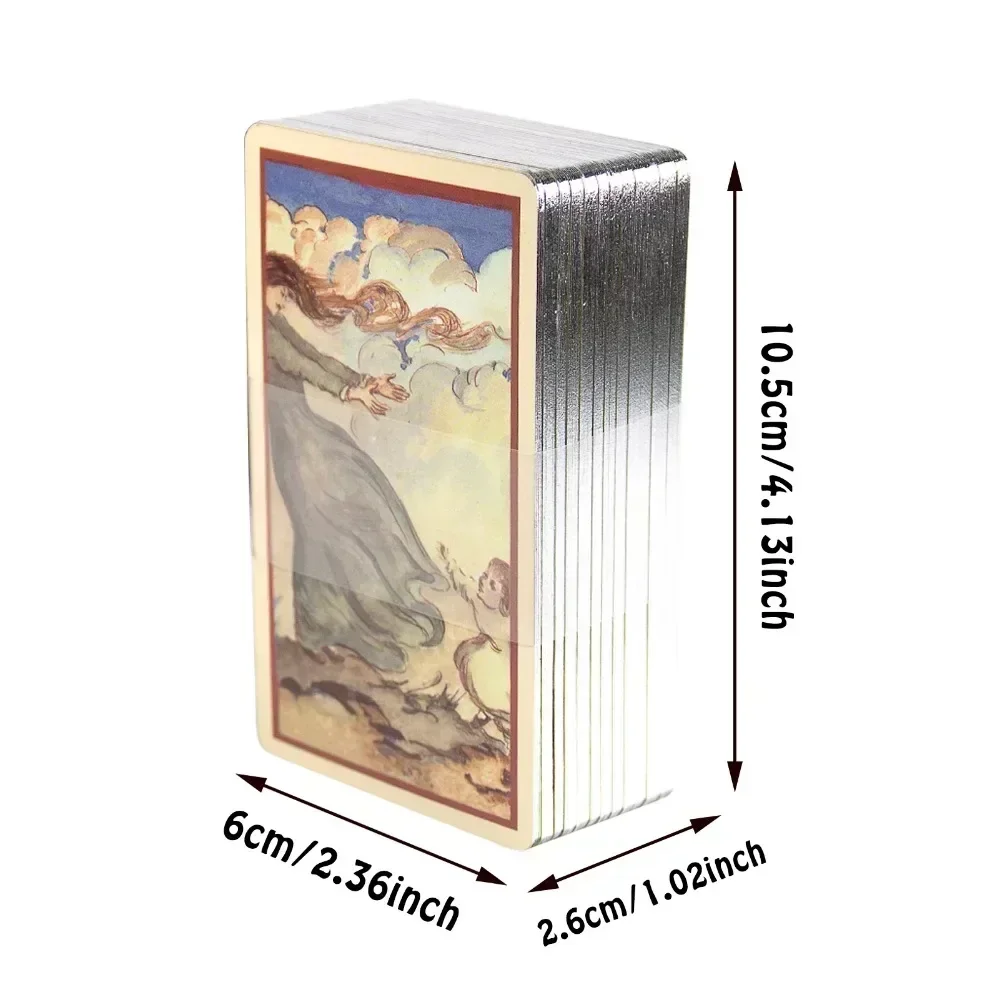 Smith-Waite Tarot Deck Boardless Edition English Tarot Card For Divination Oracle Card Board Game For Adult Board Game 78 pcs