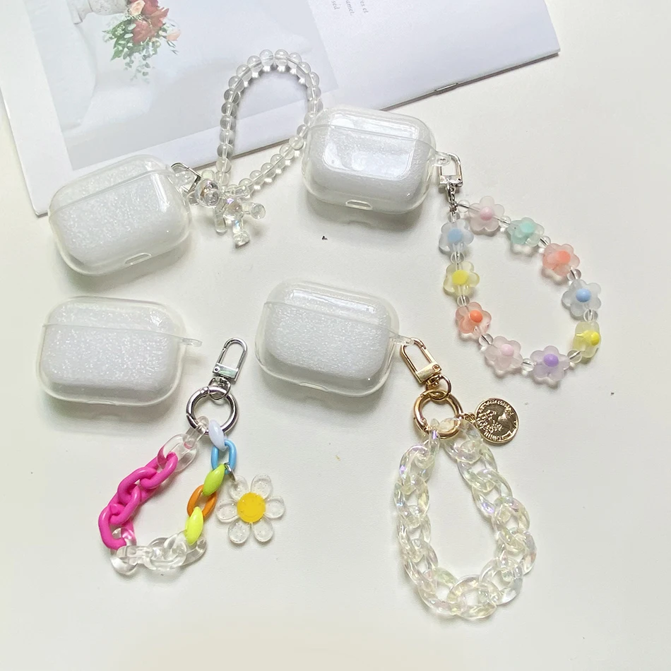 สำหรับ Lenovo LP40 PRO / LP2 / LP40 / LP80/ LP5 / LP12/LP6กรณีดอกไม้แฟชั่นสายรัดข้อมือฝาครอบซิลิโคนหูฟัง