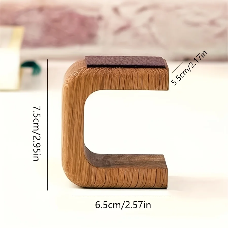 Handcrafted Watch Organizer Made of  Wood, Leather Lined, Scratch-Resistant & Durable, for Home & Office Watch Display