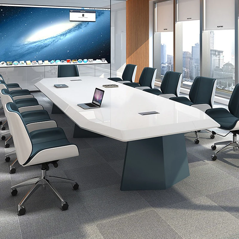 *Optimal Extendable Conference Meeting Table Set with Ergonomic Chairs for School and Hospital Use