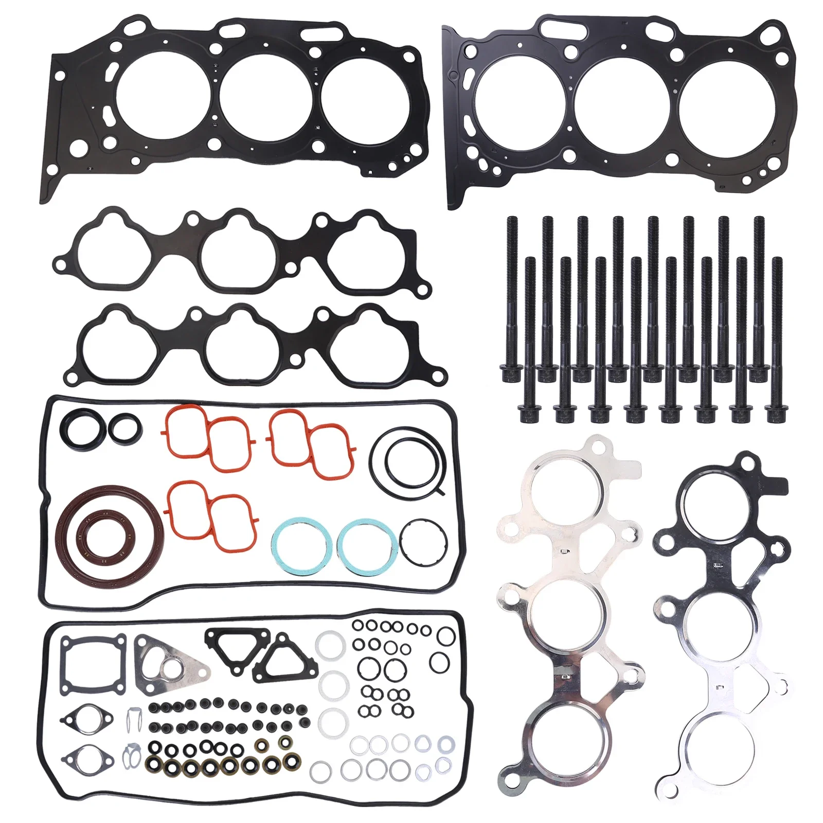 

Head Gasket Set w/Bolts Compatible for 2005-15 Toyota Camry Sienna Lexus ES350 3.5L 2GRFE