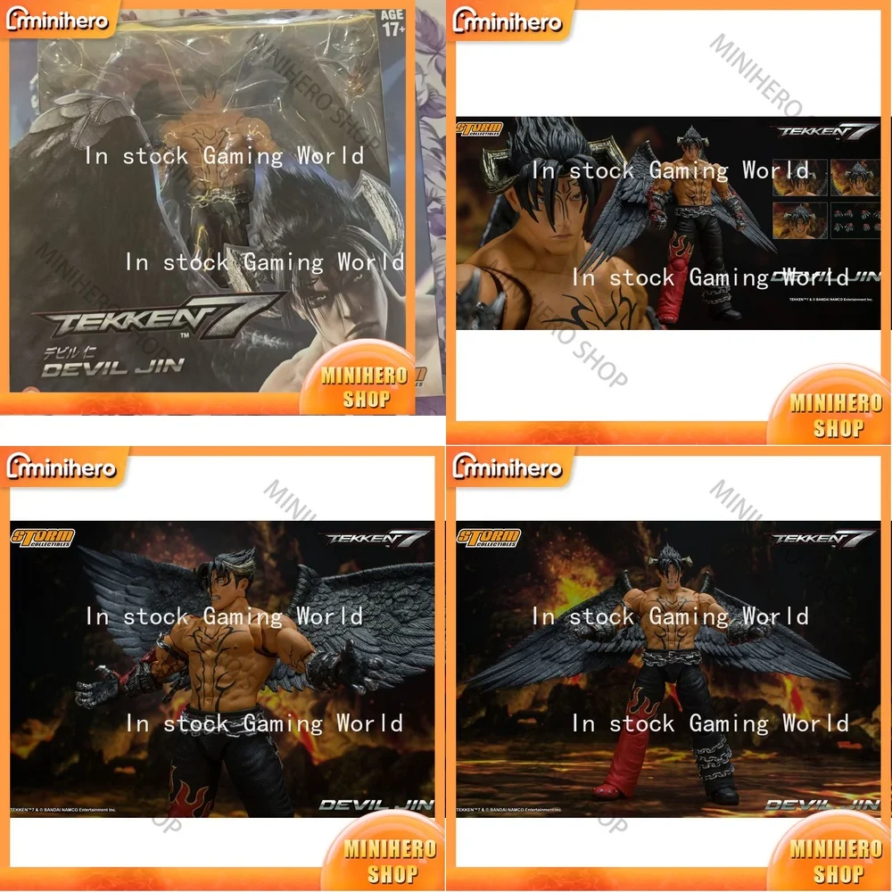 En Stock, Figura de Acción Original Storm Toys BNTK05 Devil Jin Tekken 7, Escala 1/12, Juguete Coleccionable de Anime para Fans, Regalo Robot